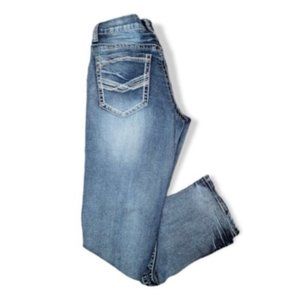 True Luck Women's Light Blue Straight Leg Denim Jeans Size 32/32